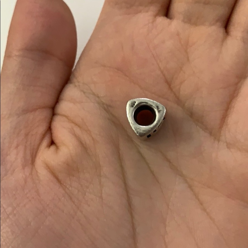 Pandora Retired F Letter Block Charm - image 4